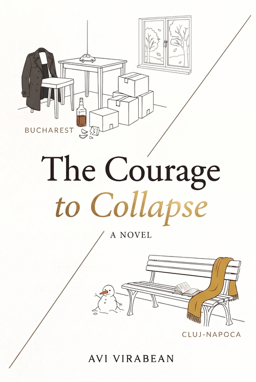 The Courage to Collapse book cover by Avi Virabean